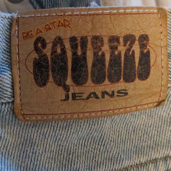Squeeze vintage graffiti capri jeans size 8 girls - Picture 10 of 11